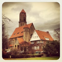 Photo taken at Pauluskirche by Sebastian Z. on 11/25/2012