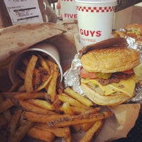 Photo taken at Five Guys by Rob G. on 12/30/2013