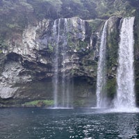 Photo taken at Cheonjiyeon Waterfall by Xavier B. on 10/26/2023