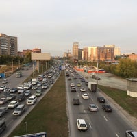 Photo taken at Путепровод по Октябрьской магистрали by Viktor K. on 9/29/2016