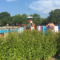 Photo taken at Portage Park Olympic Lap Pool by Misha K. on 7/19/2016