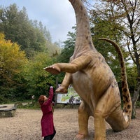 Photo taken at Dinosaurierpark Teufelsschlucht by Jaakko J. on 10/13/2021