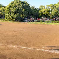 Photo taken at 代々木公園サッカー場 by red p. on 5/25/2019