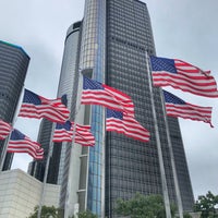 Photo taken at GM Renaissance Center by Jamie W. on 8/26/2023