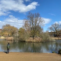 Photo taken at Barnes Pond by K C. on 3/27/2021