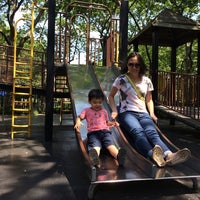Photo taken at New Fort Greene Playground by gui a. on 6/14/2014