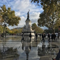 Photo taken at Place de la République by ani d. on 10/20/2016