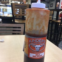 Photo taken at Kinder&amp;#39;s Meats Deli BBQ by Stephanie P. on 2/20/2017