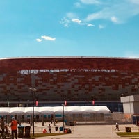 Photo taken at Mordovia Arena by Julio G. on 6/19/2018