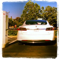 Photo taken at Tesla Supercharger by DAR on 6/2/2013