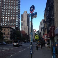 Photo taken at MTA Bus - E 86 St &amp;amp; 1 Av (M15/M15-SBS/M86-SBS) by Steph V. on 10/21/2012