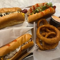 Photo taken at Haute Dogs &amp;amp; Fries Restaurant by Marc S. on 8/28/2022