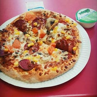 Photo taken at Domino&amp;#39;s Pizza by Büşra F. on 3/1/2017