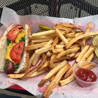 Photo taken at Downtown Dogs by Bimini H. on 9/29/2018