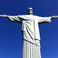 Photo taken at Christ the Redeemer by Flávia T. on 4/16/2013