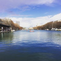Photo taken at Square du Quai de la Seine by Enrico on 3/27/2016