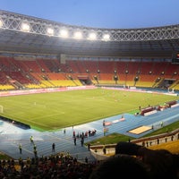 Photo taken at Luzhniki Stadium by Сережа Р. on 5/10/2013