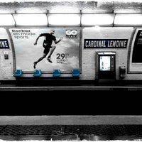 Photo taken at Métro Cardinal Lemoine [10] by Na-Young C. on 10/14/2012