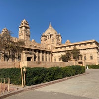 Photo taken at Umaid Bhawan Palace by Rebecca N. on 1/29/2020