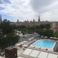 Photo taken at Hotel Meliá Sevilla by Jose P. on 5/17/2019