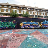 Photo taken at Stockwell Graffiti Hall Of Fame by Topher T. on 9/1/2021
