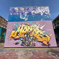 Photo taken at Stockwell Graffiti Hall Of Fame by Topher T. on 3/21/2022