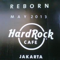 Photo taken at Hard Rock Cafe Jakarta by Hazeem R. on 1/30/2013