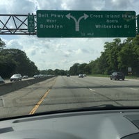 Photo taken at Cross Island Parkway at Exit 25A by Trevin⚡️ D. on 6/7/2019