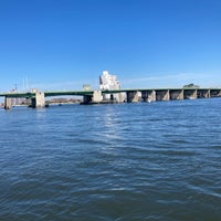 Photo taken at Atlantic Beach Bridge by Trevin⚡️ D. on 9/11/2021