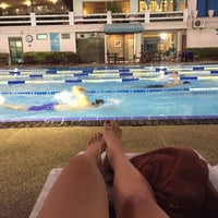 Photo taken at Racquet Pool by OUi O. on 2/18/2016