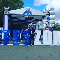 Photo taken at Euroleague Fan Zone by AYZO on 5/15/2016