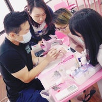 Photo taken at The PinkRoom Int&amp;#39;l Nail Academy [PRINA] by Pink R. on 3/13/2019