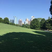 Photo taken at Dog Walking in Piedmont Park by Terry V. on 6/8/2015