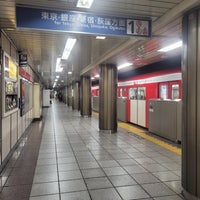 Photo taken at Awajicho Station (M19) by Jennifer R. on 2/3/2024