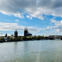 Photo taken at Deutzer Brücke by Pat H. on 9/20/2022