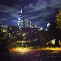 Photo taken at Roosevelt Park Tennis Courts by Aّmoُon on 10/16/2013