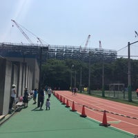 Photo taken at Tokyo Metropolitan Gymnasium Futsal Court by yuki y. on 5/27/2018