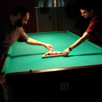 Photo taken at Bola Sete Snooker Bar by Pedro F. on 6/14/2013