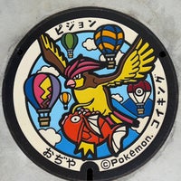ポケモンマンホール ポケふた コイキング ピジョン 小千谷市 新潟県 ポケモンマンホール ポケふた コイキング ピジョン 小千谷市 新潟県