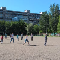 Photo taken at Стадион гимназии #191 by Vika B. on 6/3/2016