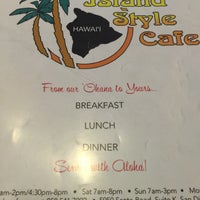 Photo taken at Island Style Cafe by Andrew B. on 4/14/2016