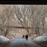 Photo taken at NYC Greenway Alley Pond Park by 純苔 小. on 12/25/2021
