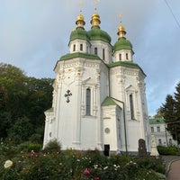 Photo taken at Vydubychi monastery by Elvira C. on 10/14/2020