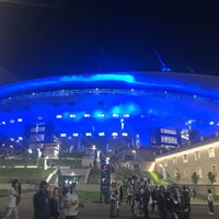 Photo taken at Gazprom Arena by Dina K. on 8/13/2017