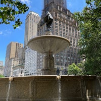 Photo taken at Pulitzer Fountain by Diana M. on 6/9/2022