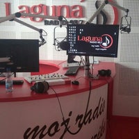 Photo taken at Radio Laguna | 93,7 MHz by Uroš B. on 8/19/2014