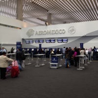 Photo taken at Aeroméxico by Gustavo T. on 12/25/2014