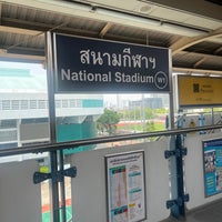 Photo taken at BTS National Stadium (W1) by Pang L. on 5/1/2023
