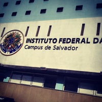 Photo taken at IFBA (Instituto Federal de Educação, Ciência e Tecnologia da Bahia) - Campus Salvador by Mayda L. on 1/8/2013