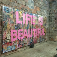 Photo taken at Mr. Brainwash Pop-Up: Life is Beautiful by Citygirl on 7/29/2015